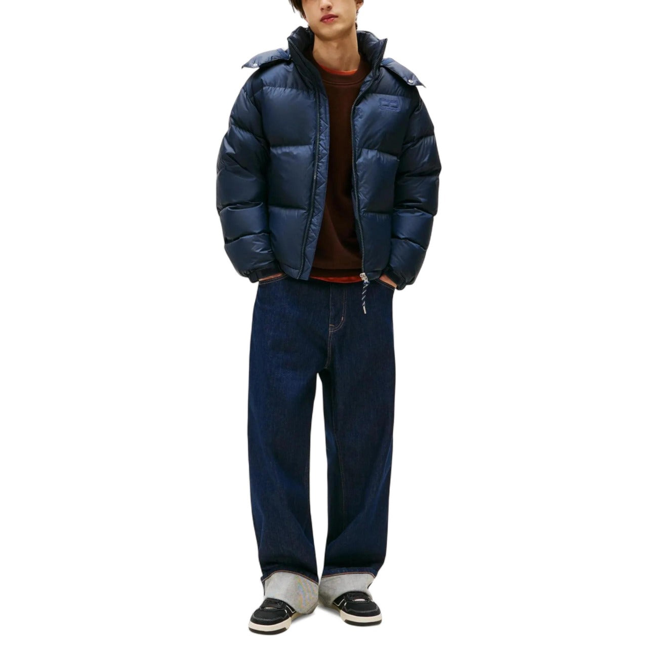 Мъжко синьо яке Tommy Hilfiger Jeans Men Jacket DM0DM22036 Front View